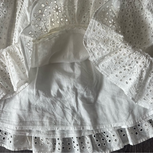 NWT LoveShackFancy Baydar White Skirt - Picture 10 of 12